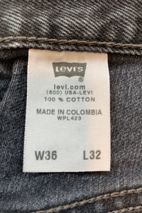 Levis 501 Jeans, Black