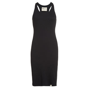 Pima Rib Knit L&L Racerback Dress - Organic Pima Cotton Knee Length Dress XXL / True Blue Pima Rib Knit L&L Racerback Dress - Organic Pima Cotton Knee Length Dress XXL / True Blue